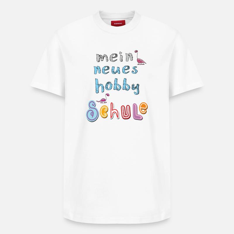 Écolier Enfant - T-shirt unisexe décontracté en coton Supima – de SPREAD - blanc