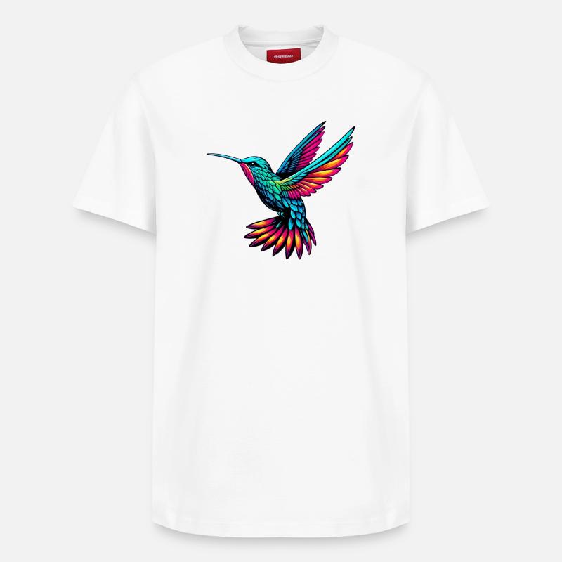 Colibri - T-shirt unisexe décontracté en coton Supima – de SPREAD - blanc