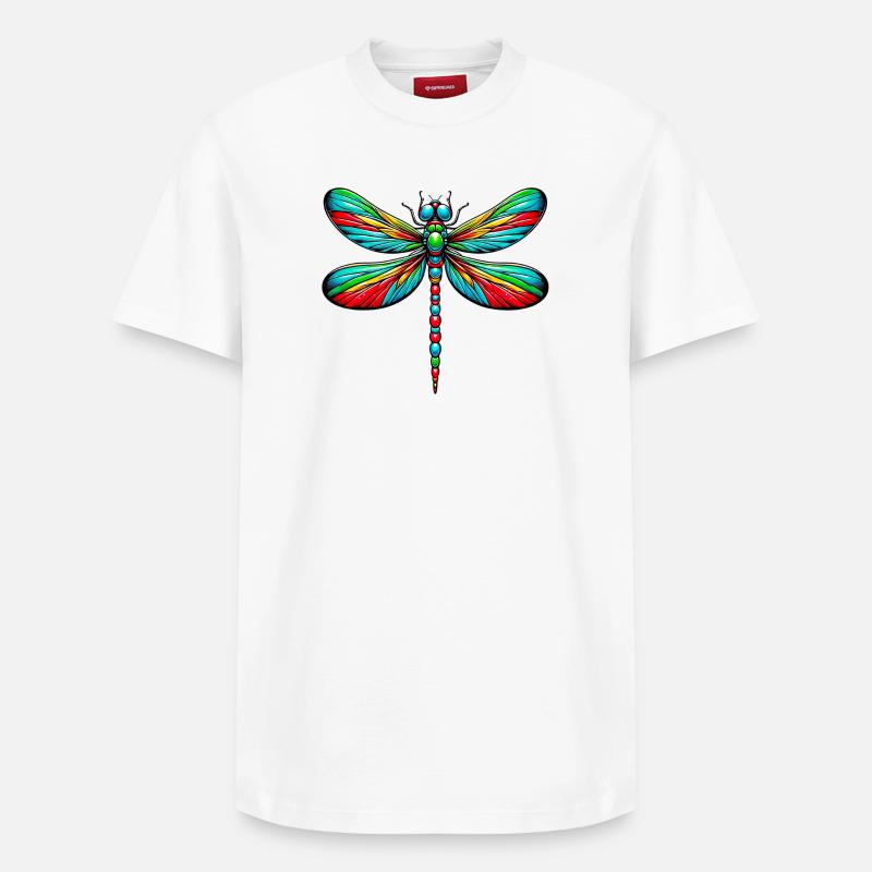 Libelle - Relaxed Unisex Supima Cotton T-Shirt – von SPREAD - Weiß