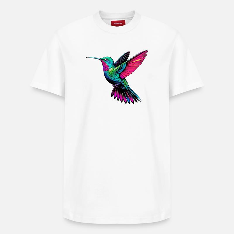 Colibri - T-shirt unisexe décontracté en coton Supima – de SPREAD - blanc