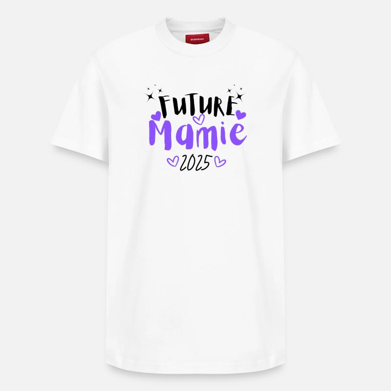 Future Mamie 2025 - T-shirt unisexe décontracté en coton Supima – de SPREAD - blanc