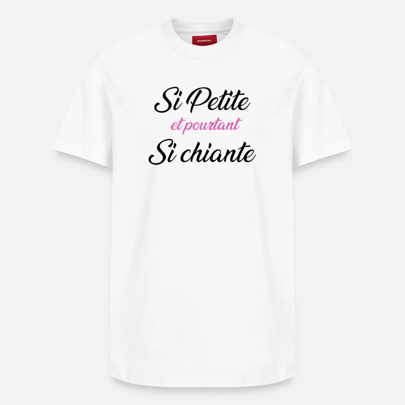 so klein und doch so langweilig - Relaxed Unisex Supima Cotton T-Shirt – von SPREAD - Weiß
