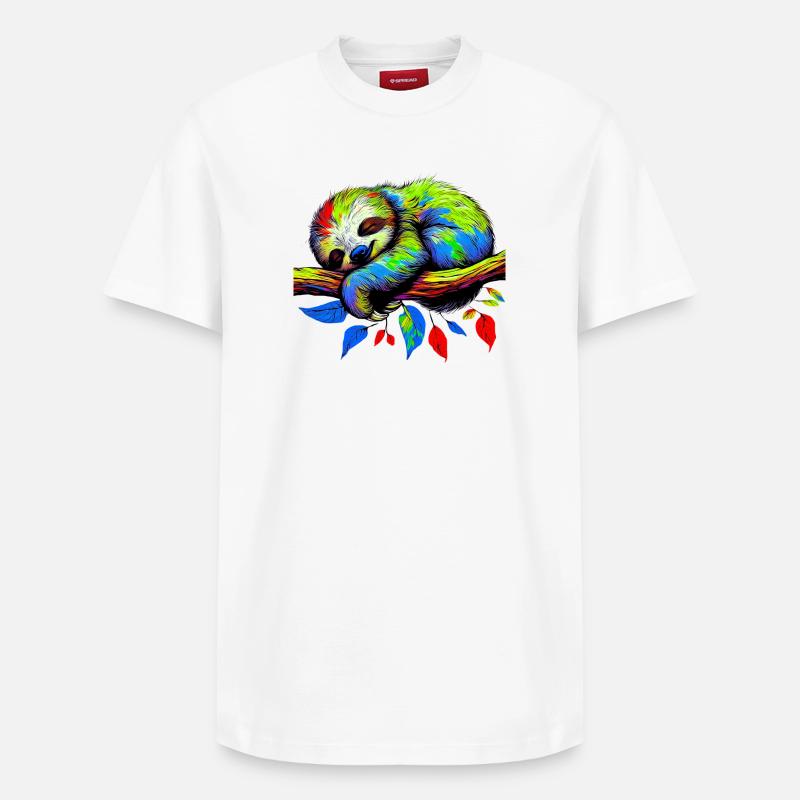 Paresse - T-shirt unisexe décontracté en coton Supima – de SPREAD - blanc