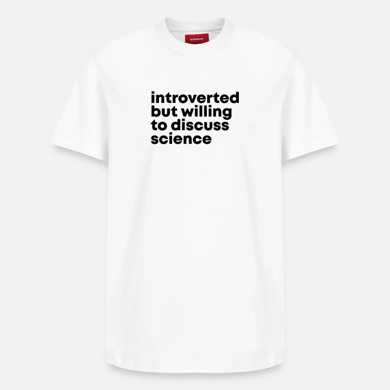 science - T-shirt unisexe décontracté en coton Supima – de SPREAD - blanc