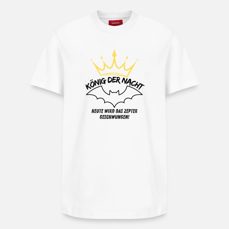 Enterrement de vie de garçon - T-shirt unisexe décontracté en coton Supima – de SPREAD - blanc