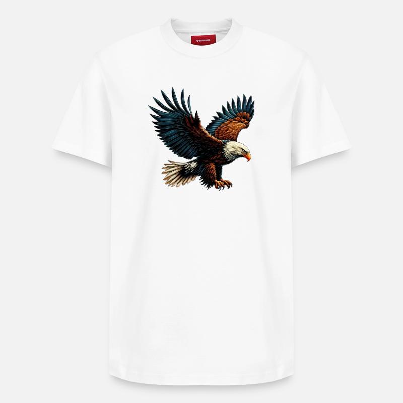 Aigle - T-shirt unisexe décontracté en coton Supima – de SPREAD - blanc