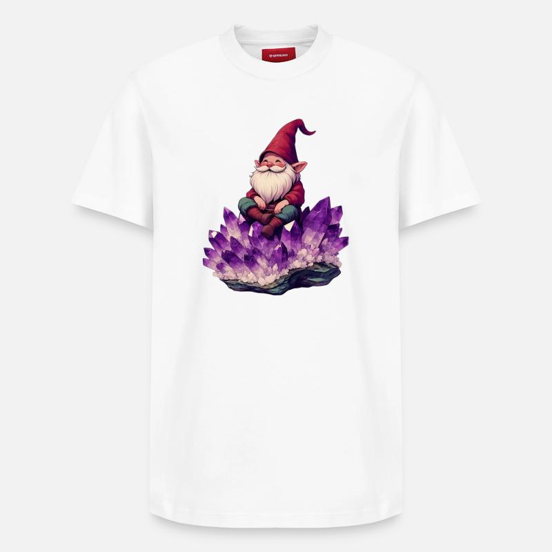 Gnome - T-shirt unisexe décontracté en coton Supima – de SPREAD - blanc