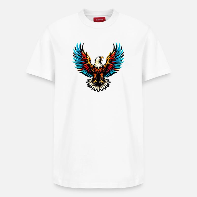 Aigle - T-shirt unisexe décontracté en coton Supima – de SPREAD - blanc