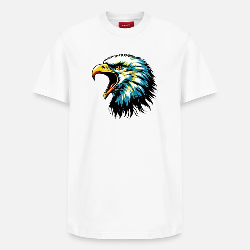 Aigle - T-shirt unisexe décontracté en coton Supima – de SPREAD - blanc
