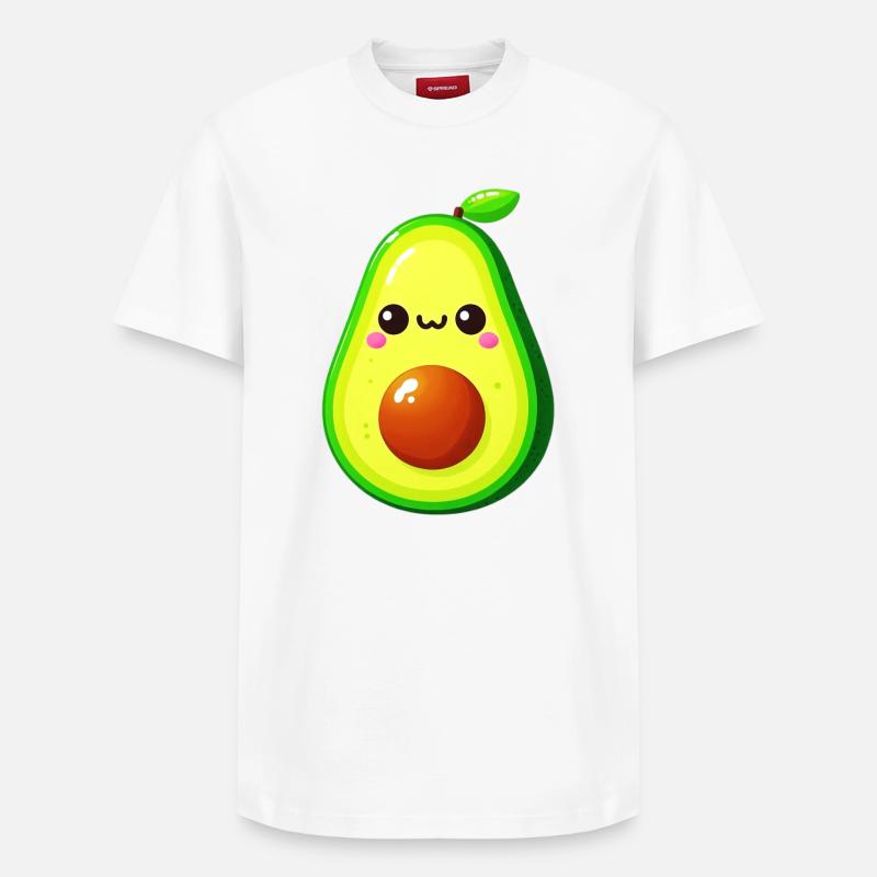 Avocat - T-shirt unisexe décontracté en coton Supima – de SPREAD - blanc