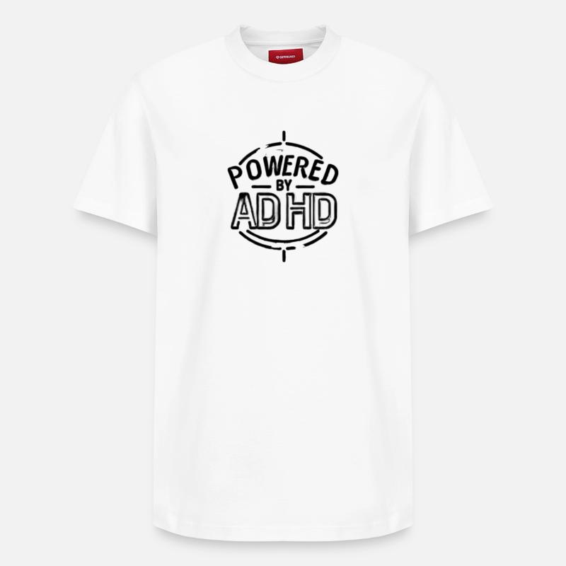 ADHS - Relaxed Unisex Supima Cotton T-Shirt – von SPREAD - Weiß
