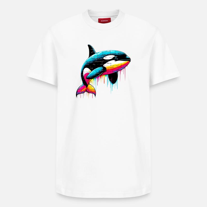 Orque - T-shirt unisexe décontracté en coton Supima – de SPREAD - blanc