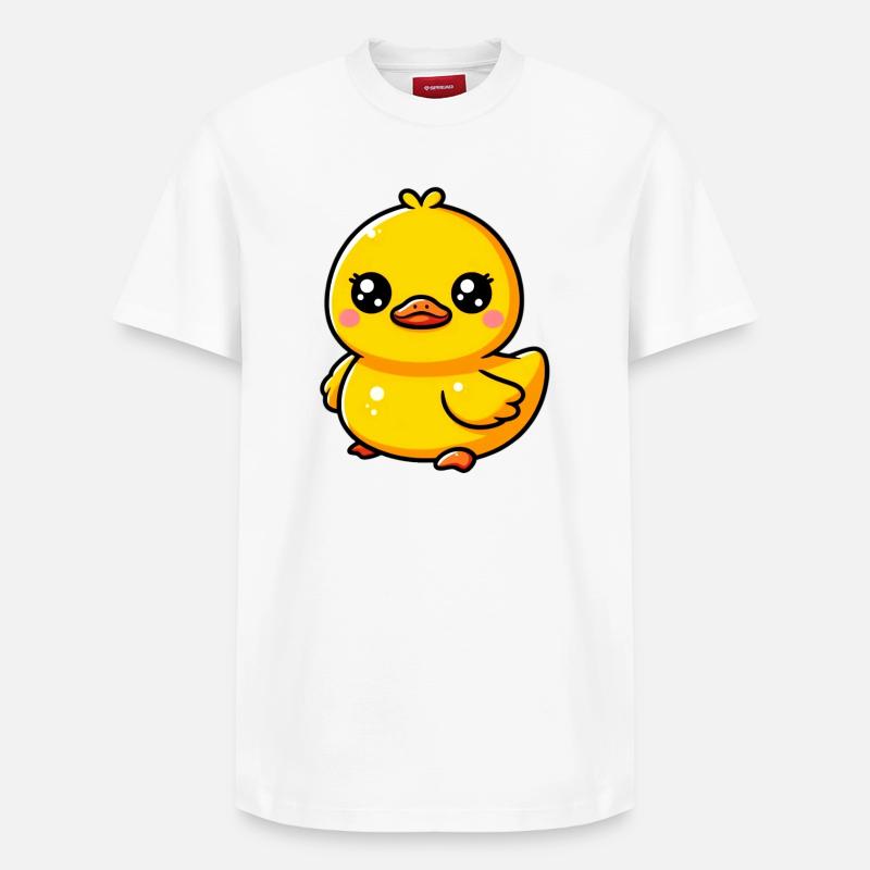 Caneton Canard Canard Canard - T-shirt unisexe décontracté en coton Supima – de SPREAD - blanc