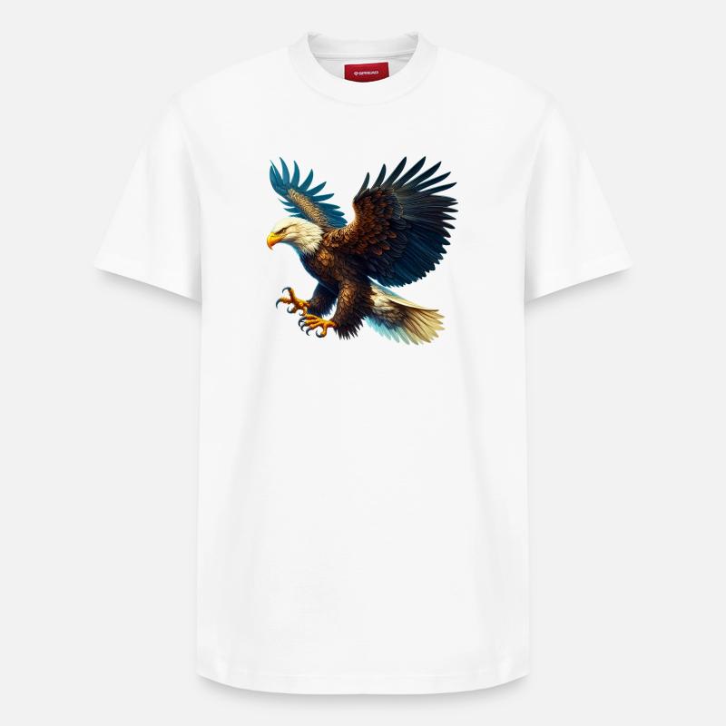 Aigle - T-shirt unisexe décontracté en coton Supima – de SPREAD - blanc