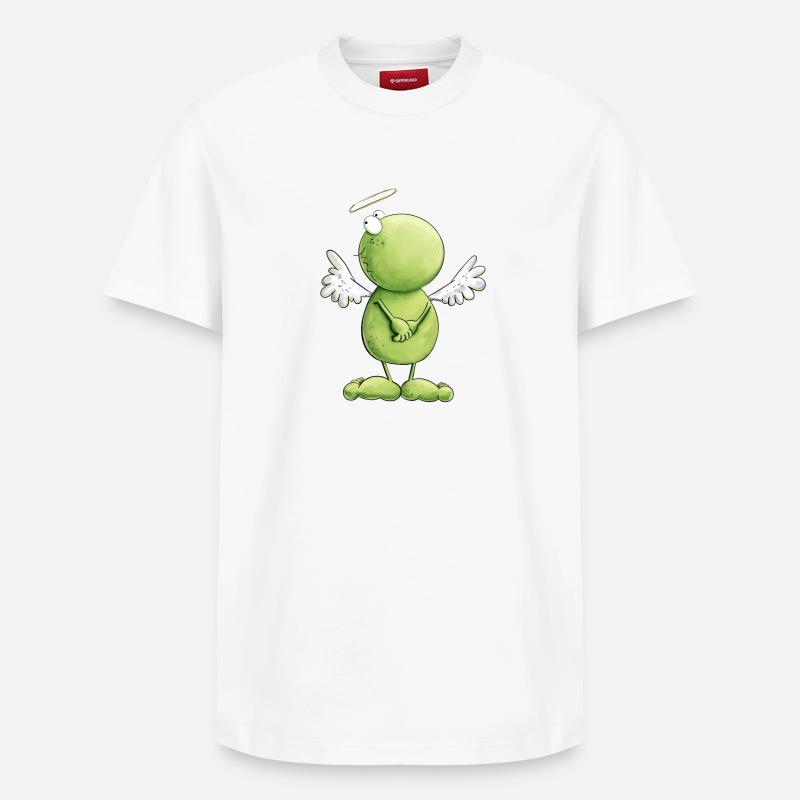 Grenouille Ange Innocence - T-shirt unisexe décontracté en coton Supima – de SPREAD - blanc