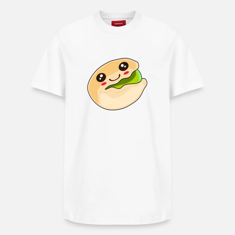KAWAII PISTACHE - T-shirt unisexe décontracté en coton Supima – de SPREAD - blanc