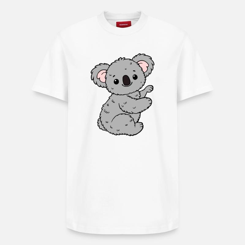 Koala Koalabär - Relaxed Unisex Supima Cotton T-Shirt – von SPREAD - Weiß