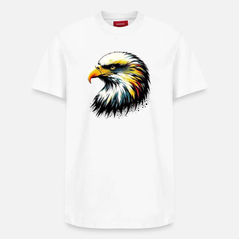 Aigle - T-shirt unisexe décontracté en coton Supima – de SPREAD - blanc