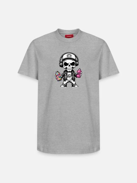 Graffiti Sprayer - Relaxed Unisex Supima Cotton T-Shirt – von SPREAD - Weiß