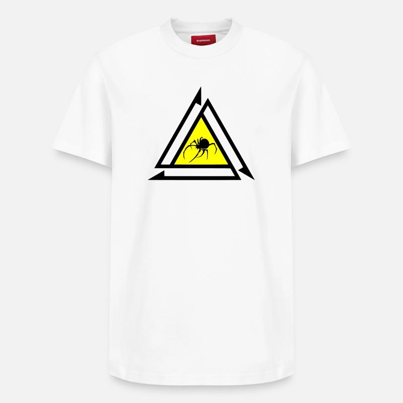 Spinne - Relaxed Unisex Supima Cotton T-Shirt – von SPREAD - Weiß