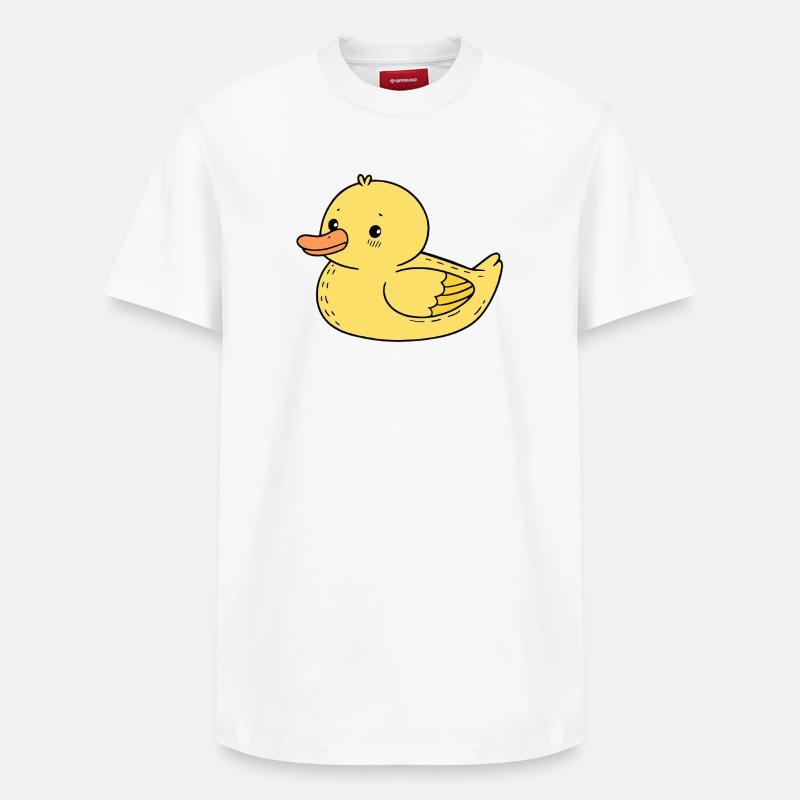 Canard - T-shirt unisexe décontracté en coton Supima – de SPREAD - blanc