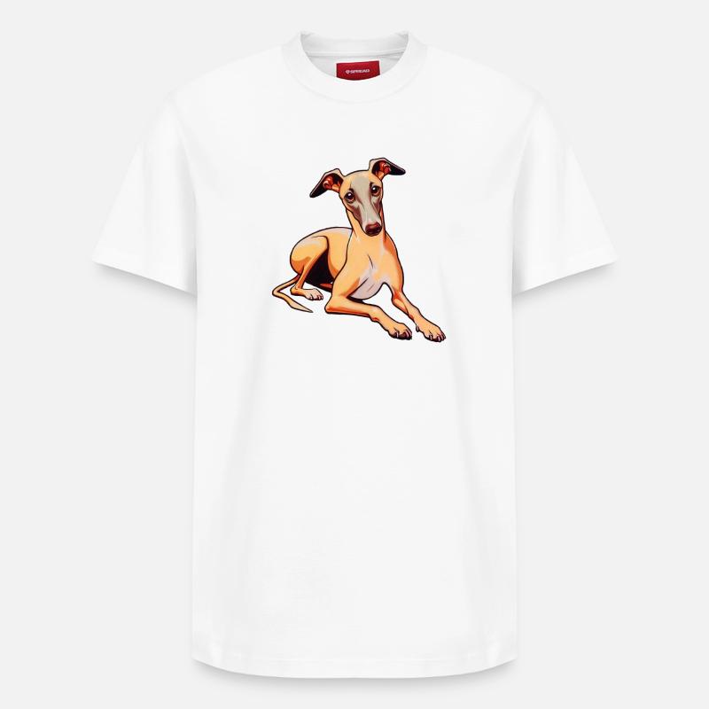 Whippet - T-shirt unisexe décontracté en coton Supima – de SPREAD - blanc