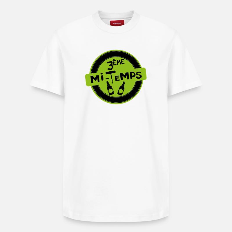 3rd Half - Relaxed Unisex Supima Cotton T-Shirt – by SPREAD - white