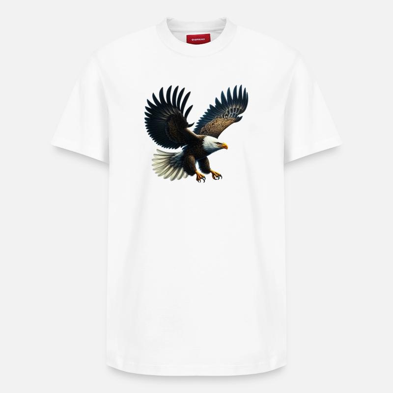 Aigle - T-shirt unisexe décontracté en coton Supima – de SPREAD - blanc