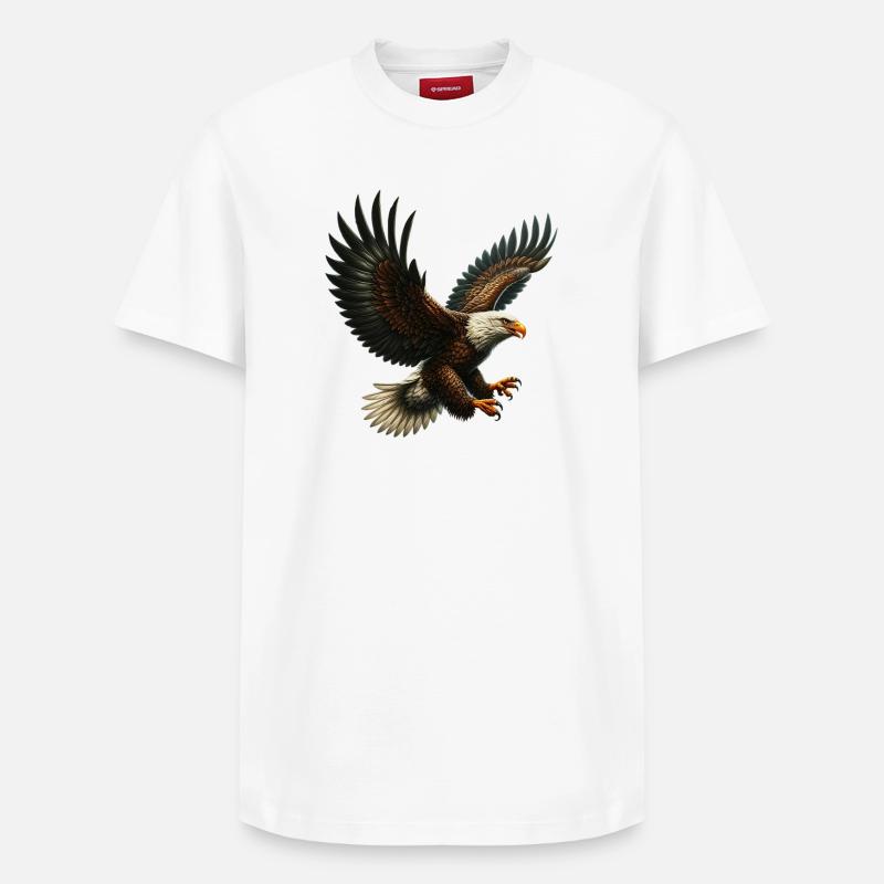 Aigle - T-shirt unisexe décontracté en coton Supima – de SPREAD - blanc