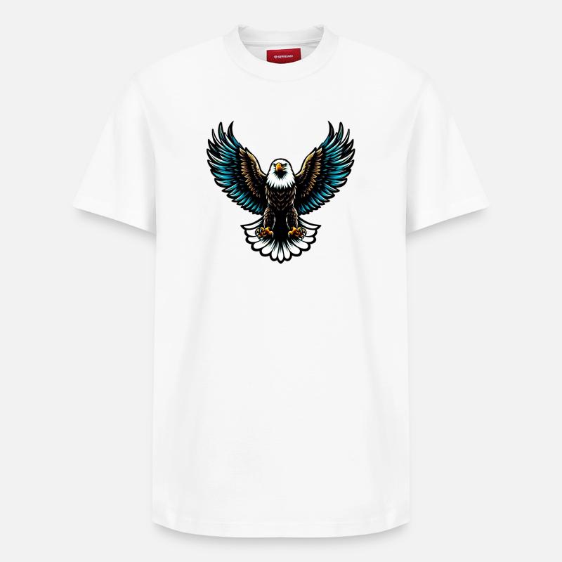 Aigle - T-shirt unisexe décontracté en coton Supima – de SPREAD - blanc