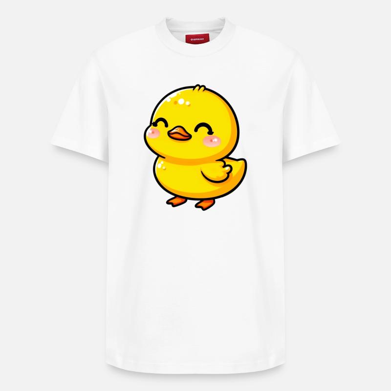 Caneton Canard Canard Canard - T-shirt unisexe décontracté en coton Supima – de SPREAD - blanc