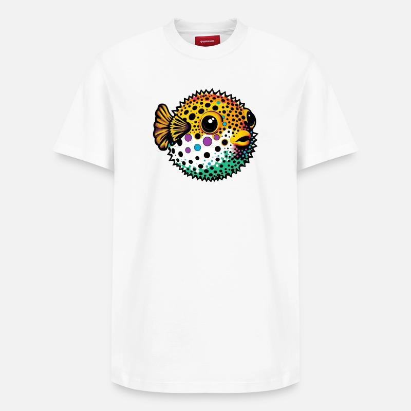 Blowfish - T-shirt unisexe décontracté en coton Supima – de SPREAD - blanc
