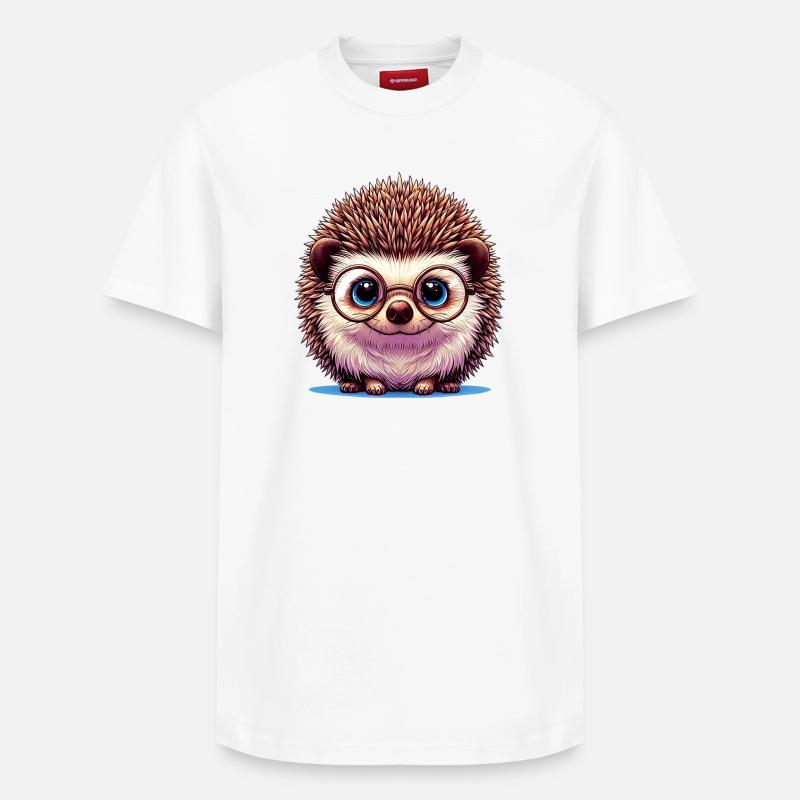 Hérisson - T-shirt unisexe décontracté en coton Supima – de SPREAD - blanc