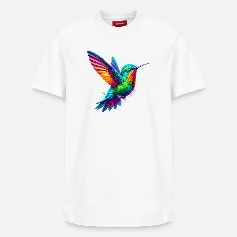 Colibri - T-shirt unisexe décontracté en coton Supima – de SPREAD - blanc