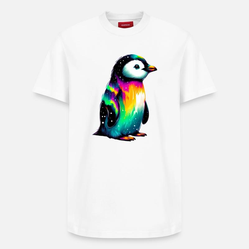 Pingouin - T-shirt unisexe décontracté en coton Supima – de SPREAD - blanc