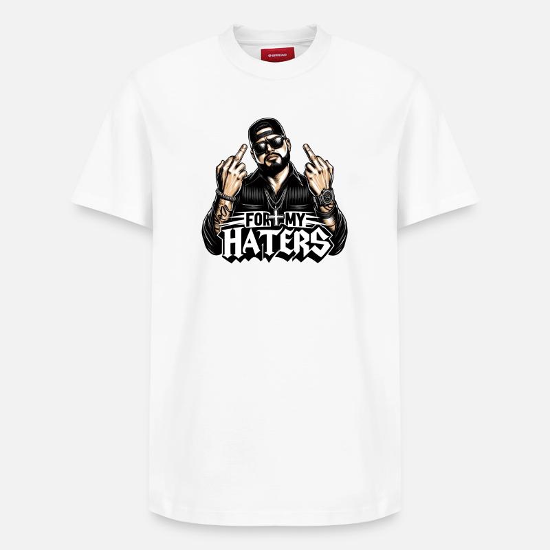 Cool Gangsters - T-shirt unisexe décontracté en coton Supima – de SPREAD - blanc