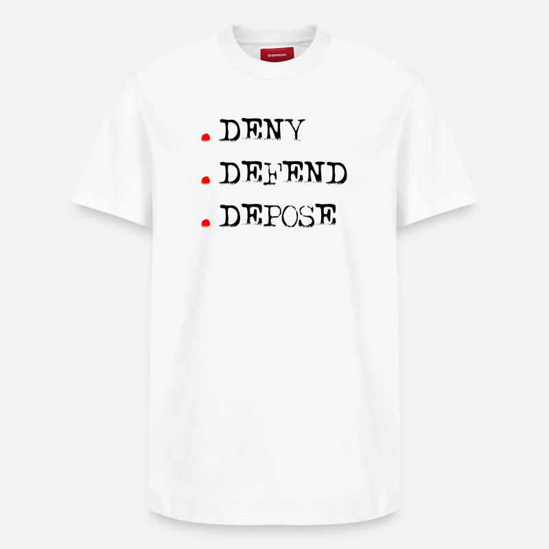 Nier Défendre Déposer - T-shirt unisexe décontracté en coton Supima – de SPREAD - blanc