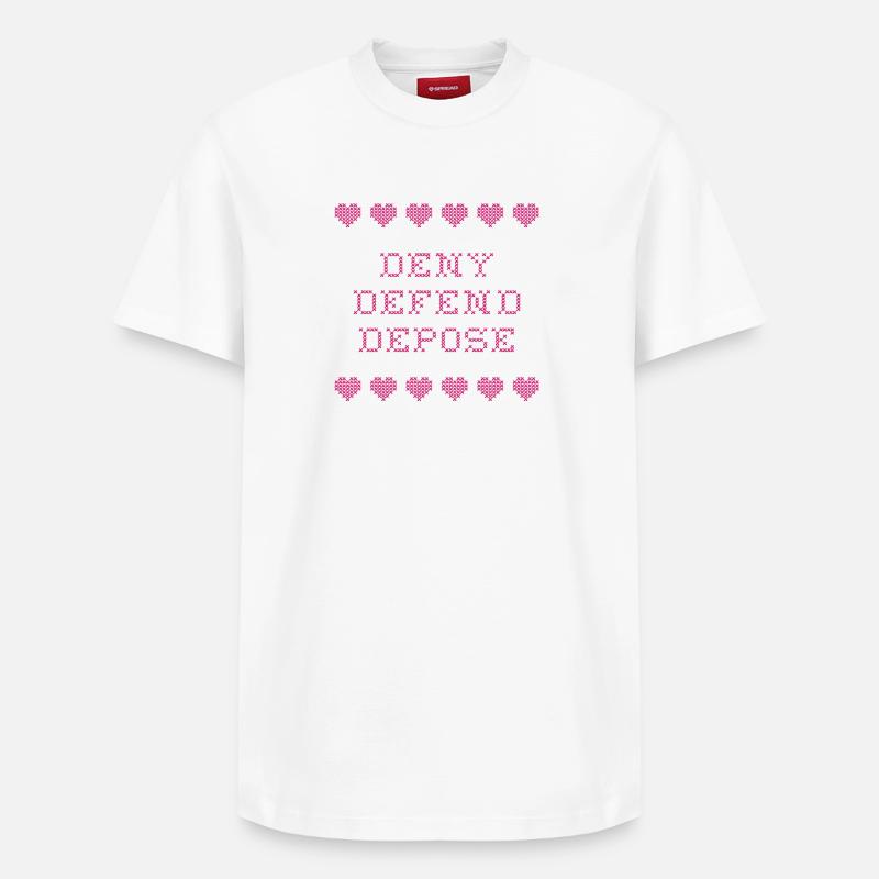 Nier Défendre Déposer - T-shirt unisexe décontracté en coton Supima – de SPREAD - blanc