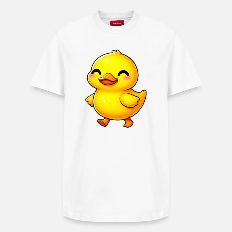 Caneton Canard Canard Canard - T-shirt unisexe décontracté en coton Supima – de SPREAD - blanc