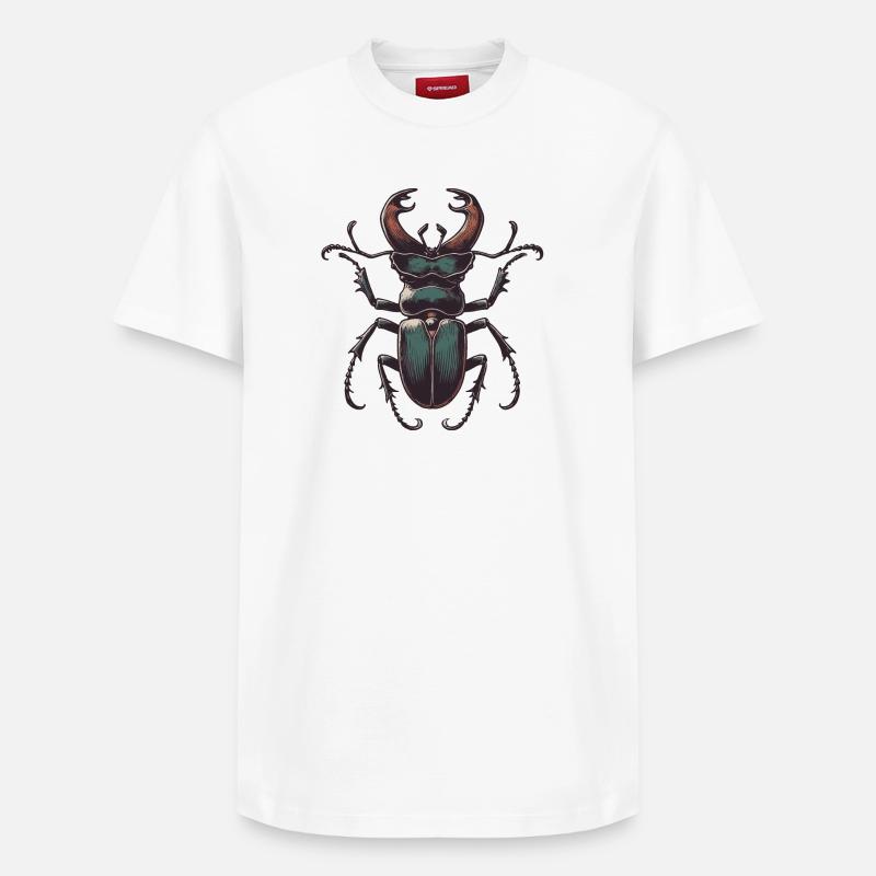 Cerf-volant - T-shirt unisexe décontracté en coton Supima – de SPREAD - blanc