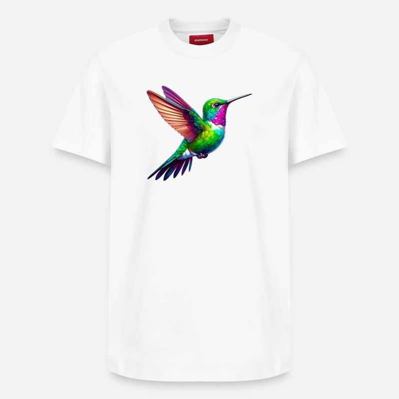 Colibri - T-shirt unisexe décontracté en coton Supima – de SPREAD - blanc