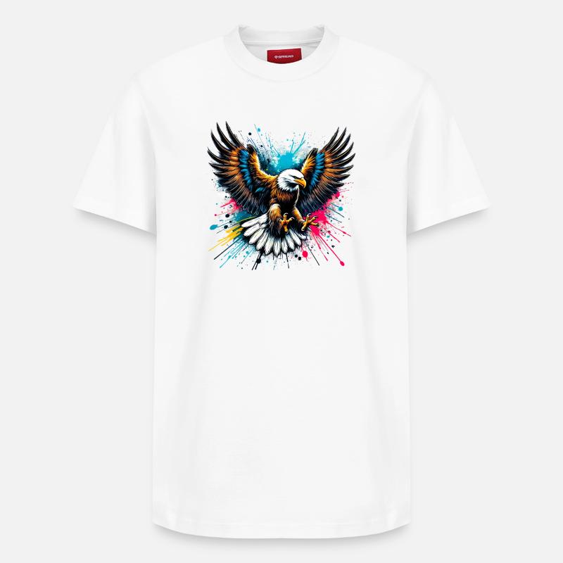 Aigle - T-shirt unisexe décontracté en coton Supima – de SPREAD - blanc