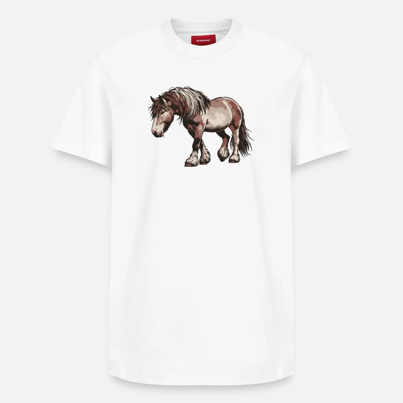 Trottez votre propre chemin - T-shirt unisexe décontracté en coton Supima – de SPREAD - blanc