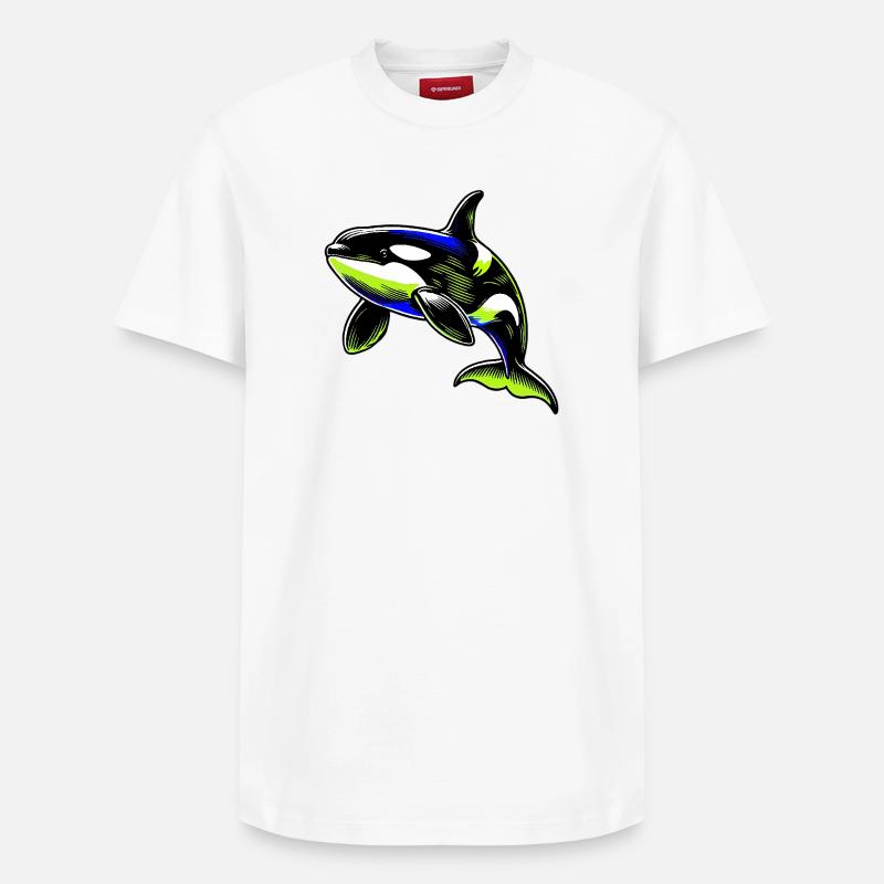 Orque - T-shirt unisexe décontracté en coton Supima – de SPREAD - blanc
