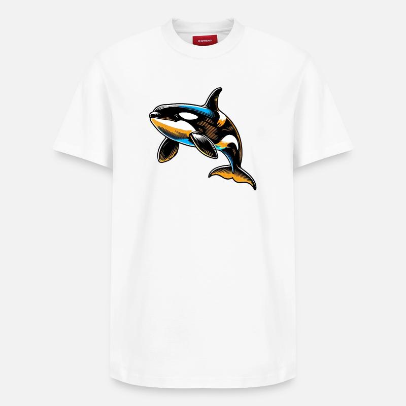 Orque - T-shirt unisexe décontracté en coton Supima – de SPREAD - blanc