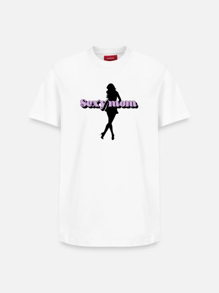 Sexy mom - Relaxed Unisex Supima Cotton T-Shirt – by SPREAD - white
