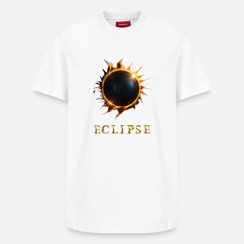 Finsternis - Relaxed Unisex Supima Cotton T-Shirt – von SPREAD - Weiß