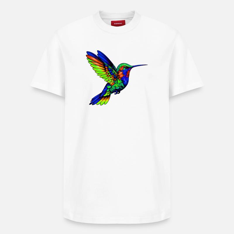 Colibri - T-shirt unisexe décontracté en coton Supima – de SPREAD - blanc