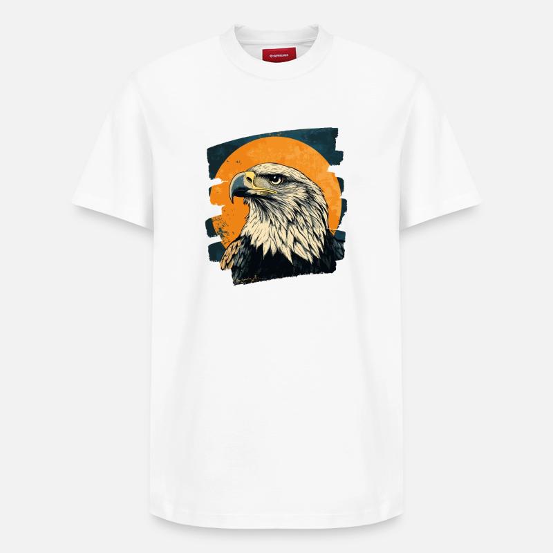 Aigle - T-shirt unisexe décontracté en coton Supima – de SPREAD - blanc