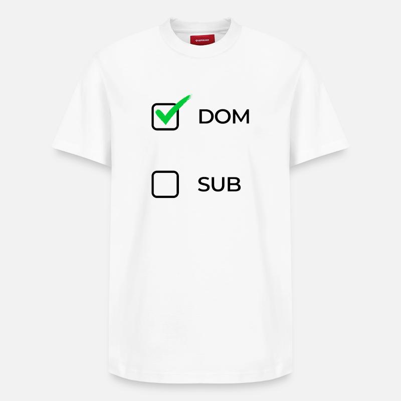 Choix dom - T-shirt unisexe décontracté en coton Supima – de SPREAD - blanc